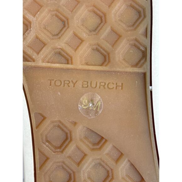 TORY BURCH Classic‎ Court Canvas Sneaker Ivory Canvas/Curry Yellow Size 9M EUC - Picture 15 of 15
